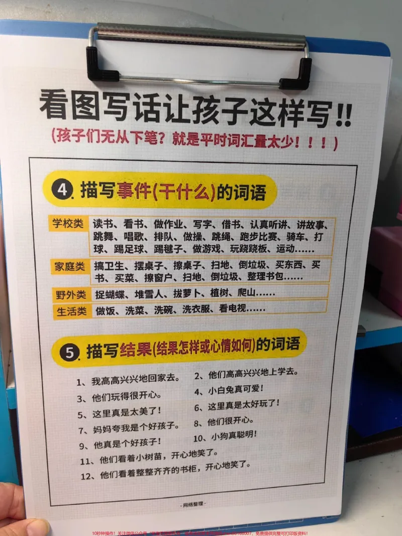 《确定了!看图写话就该这样写。#一年级#语文#学习#知识分享#看图写话》第2页预览