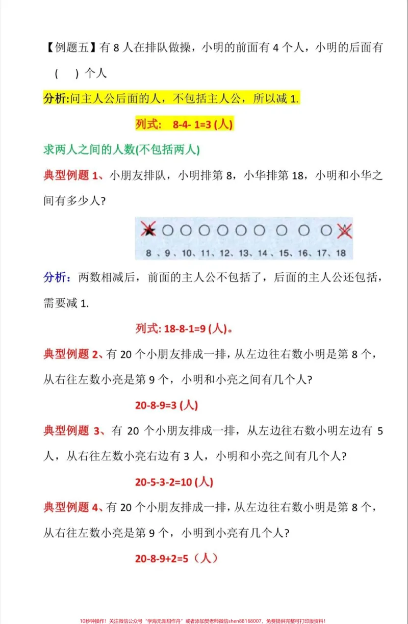 《一年级数学典型题型排队解题方法。一年级数学排队问题解题方法,典型题型。#解题方法#排队问题题型汇总#一年级#一年级数学#家长收藏孩子受益》第3页预览