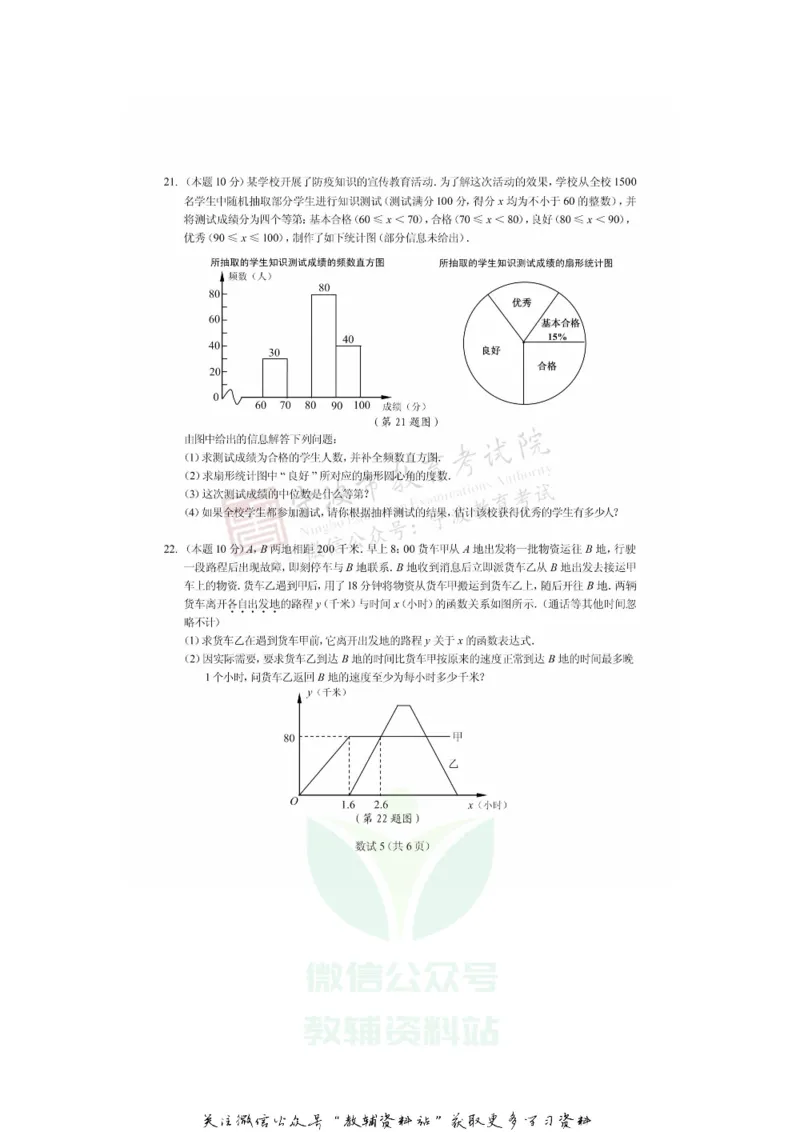 《2020浙江宁波中考数学真题及答案_初高中资料库_初中资料库（转存避免链接过期失效）_初中数学》第5页预览