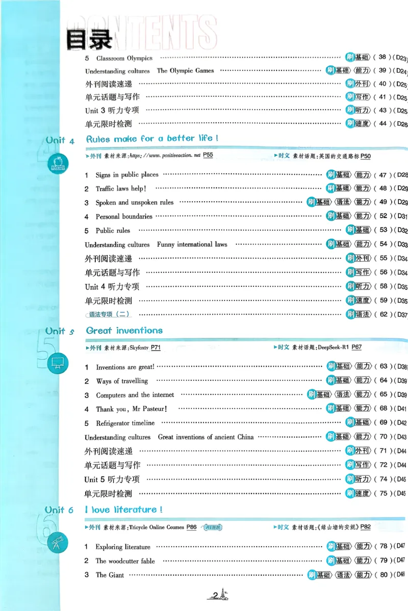 《初中必刷题_2026版初中《必刷题》7-9年级上下册册（全科）（多版本合集）_初中必刷题下册_2026版初中《必刷题》8年级下册（全科）_2026春《初中必刷题》英语8下（翼教版）》第6页预览