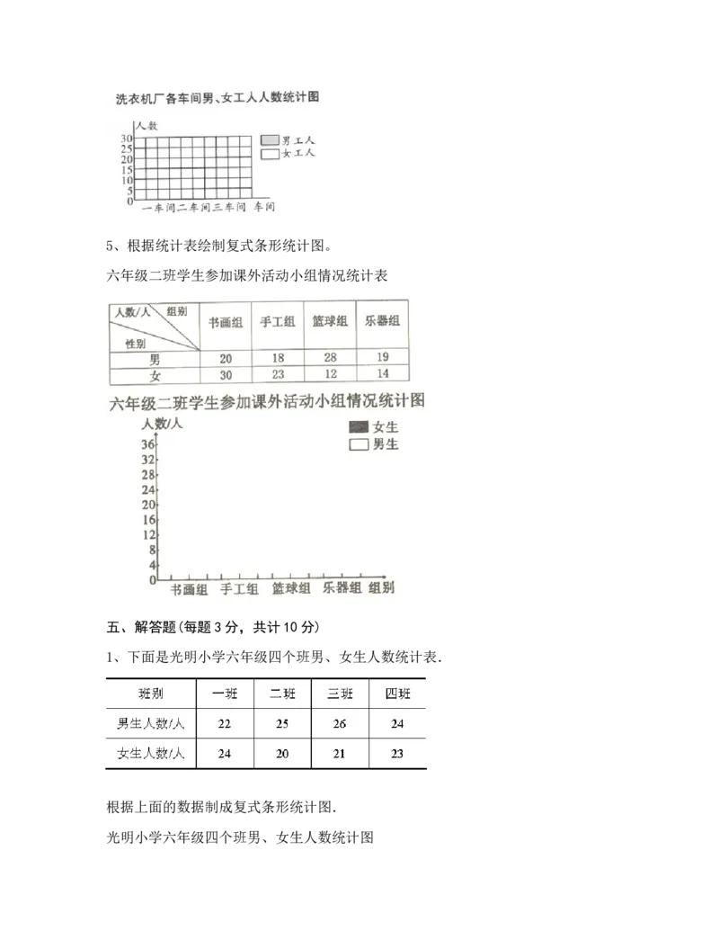 《7复式条形统计图测试卷2（含答案）_26春小学语数英道科各版本《课件+教案》_26春各版本数学《课件+教案》1-6年级下册_26春冀教版数学《课件+教案》1-6年级下册_其他资源_单元检测》第7页预览