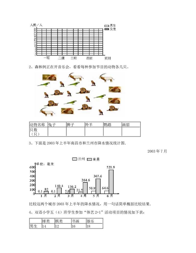《7复式条形统计图测试卷2（含答案）_26春小学语数英道科各版本《课件+教案》_26春各版本数学《课件+教案》1-6年级下册_26春冀教版数学《课件+教案》1-6年级下册_其他资源_单元检测》第8页预览