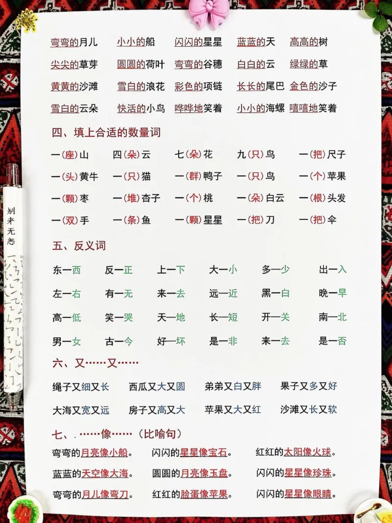 《一年级上册语文的核心知识点已经总结完毕,这份常考核心知识点总结已经准备就绪,家长们不妨打印出来,让孩子好好学习,掌握这些重要的知识点,为学习语文打下坚实的基础!#一年级语文#一年级知识点#核心知识#必考#一年级上册语文》第3页预览