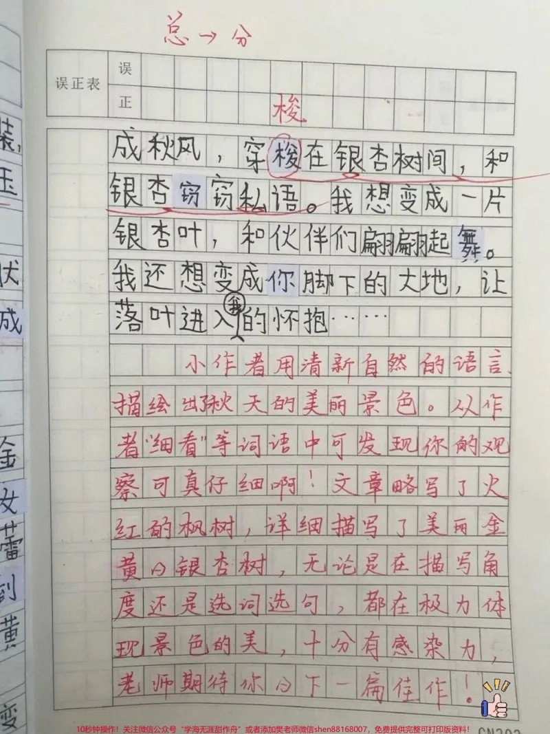 《三年级第六单元优秀作文《这儿真美》#知识分享#三年级#学习#作文#教育》第3页预览