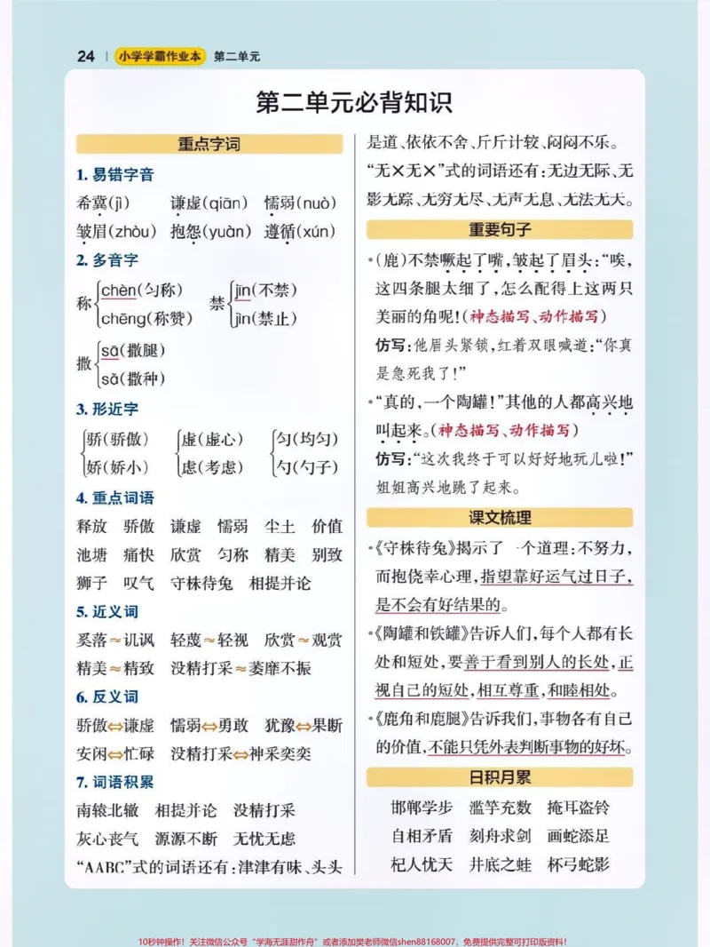 《三年级语文下册期末复习汇总。#期末复习#知识点总结#小学语文知识点#三年级语文#儿童节@qunju888.com小助手@qunju888.com创作者中心》第2页预览
