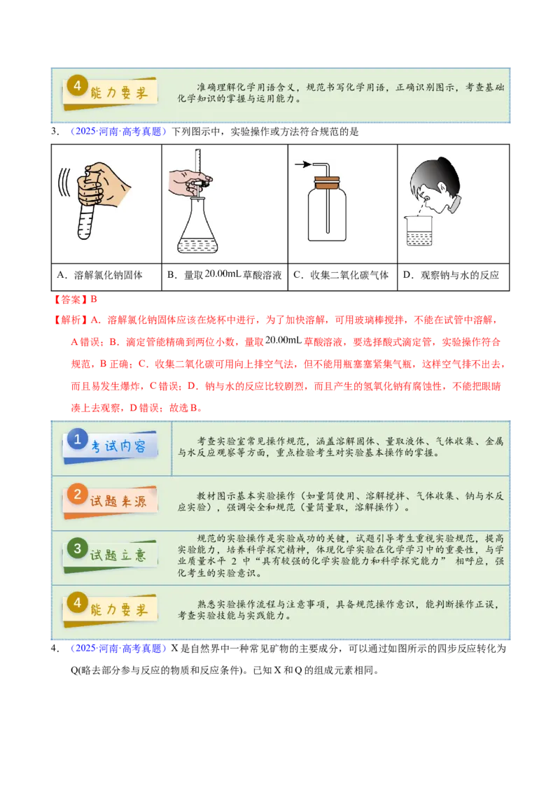 《2025年高考化学真题完全解读（河南卷）_高考一二三轮复习_化学_2026年-化学高考专项复习_2025年高考化学真题完全解读-G338》第6页预览