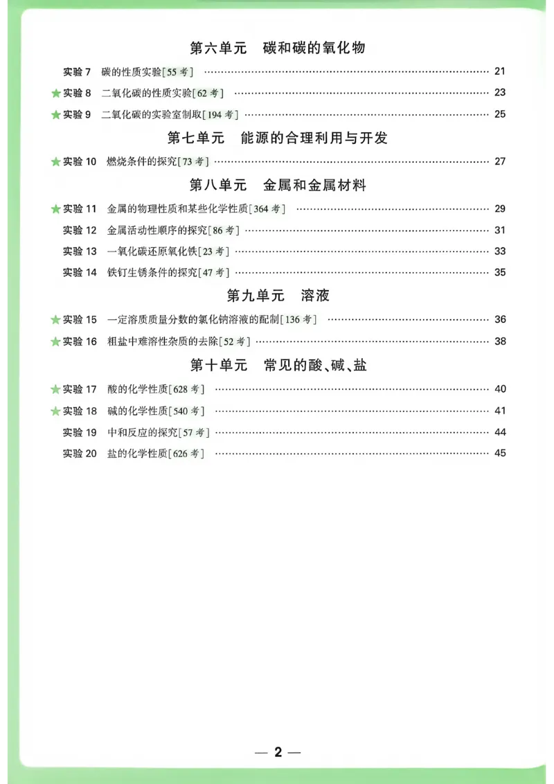 《初中化学实验要点精讲_2026秋初中教辅合集_2027初中万唯_2027版《万唯初中化学一题练透一实验》（视频+讲义）》第3页预览