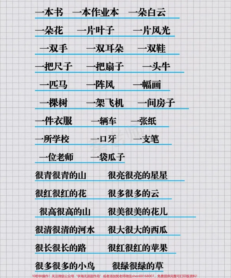 《一年级语文上册知识汇总#一年级语文#拼音#近反义词多音字叠词量词仿写句子#学习#必考考点@qunju888.com小助手@qunju888.com创作者中心@qunju888.com热点宝》第5页预览