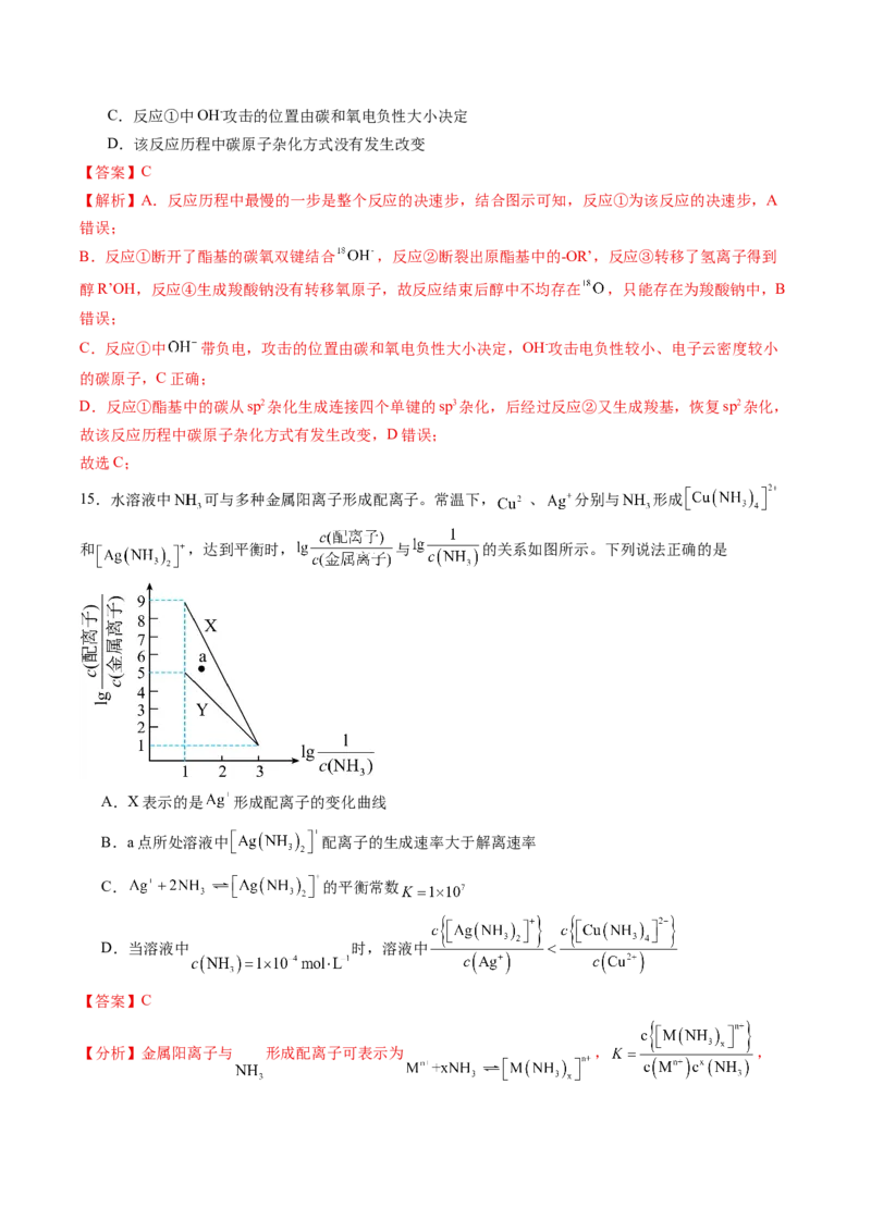 《2026年高考化学考前冲刺模拟B（黑吉辽蒙专用）（教师版）_高考一二三轮复习_化学_2027年高考化学专项复习_32027年高考化学考前冲刺模拟（黑吉辽蒙专用）》第10页预览