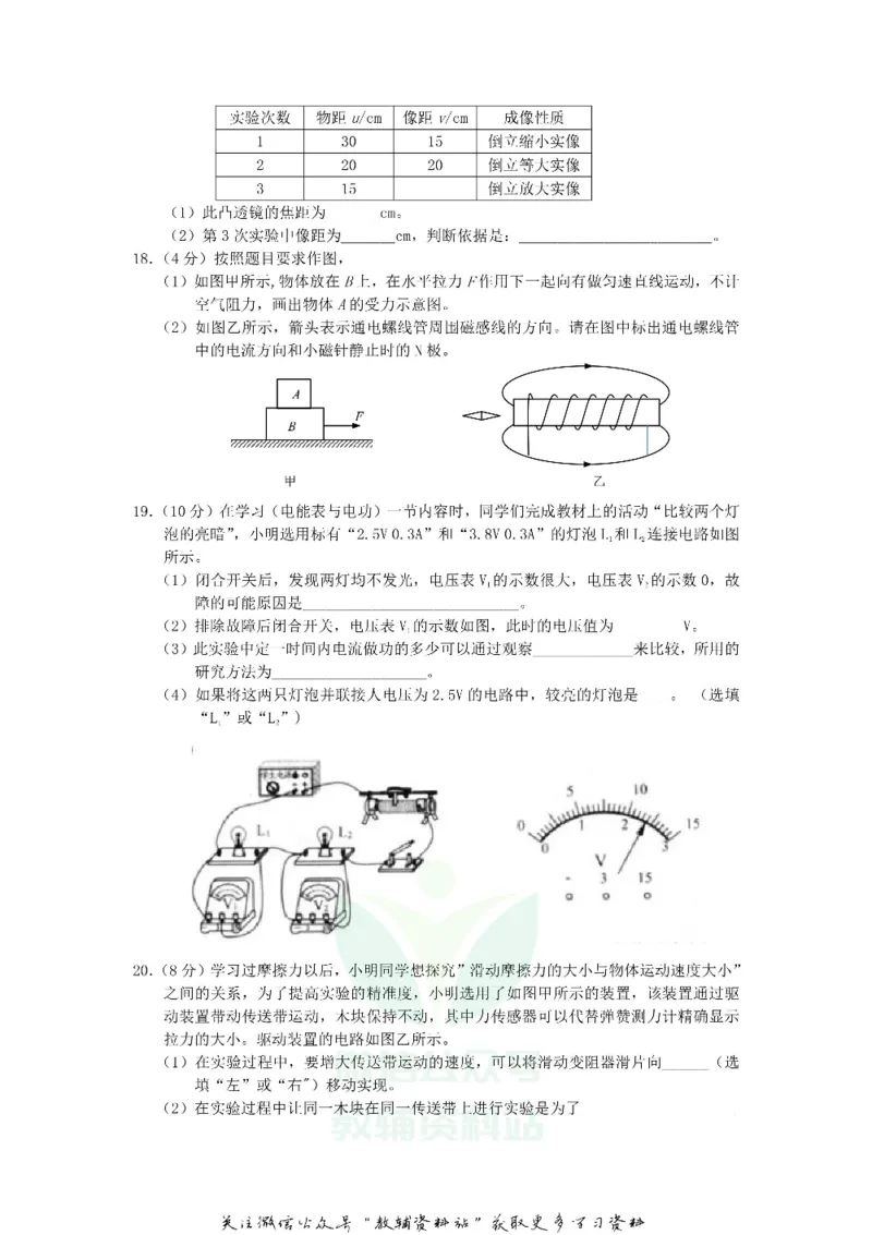 《2020江苏省连云港市中考物理真题及答案_初高中资料库_初中资料库（转存避免链接过期失效）_初中物理》第3页预览