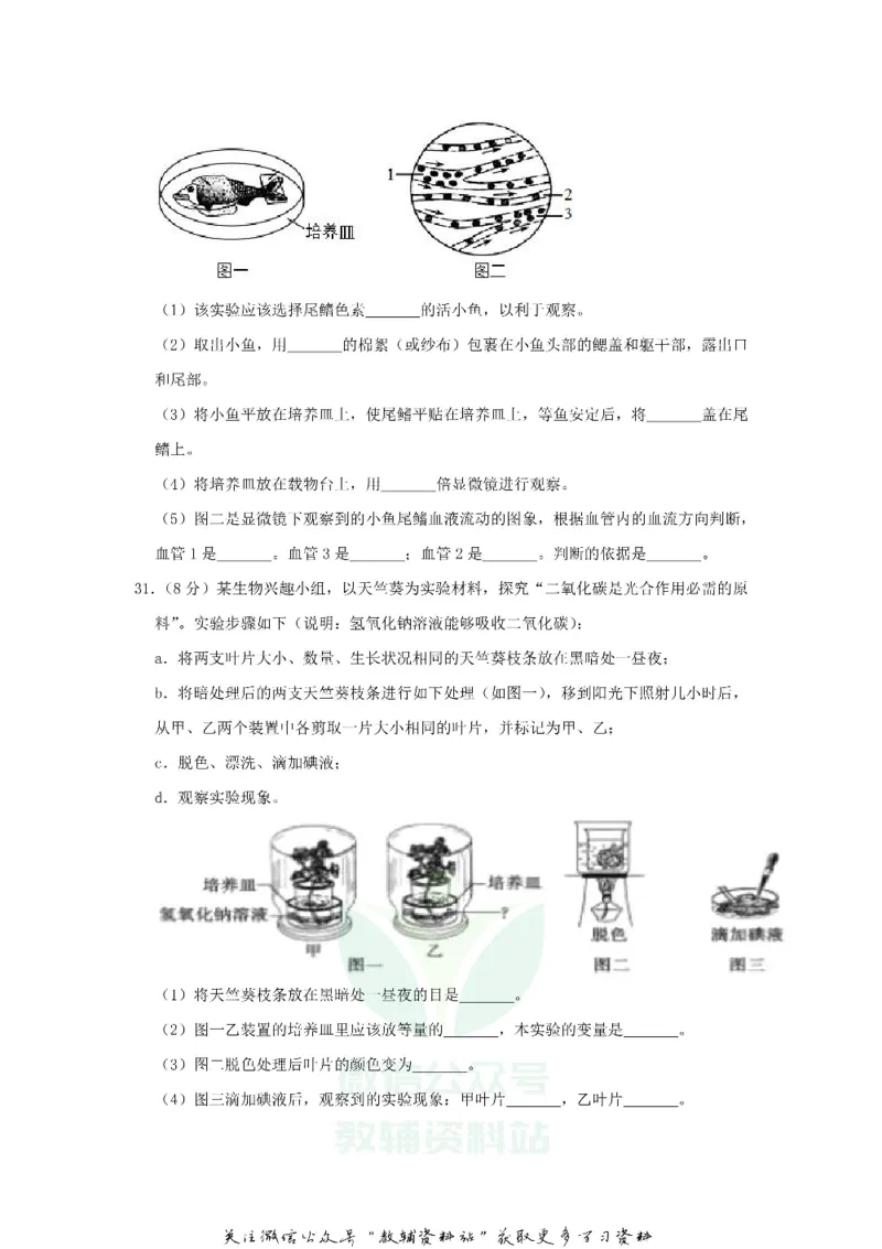 《2020山东省聊城市中考生物真题及答案_初高中资料库_初中资料库（转存避免链接过期失效）_初中生物》第10页预览