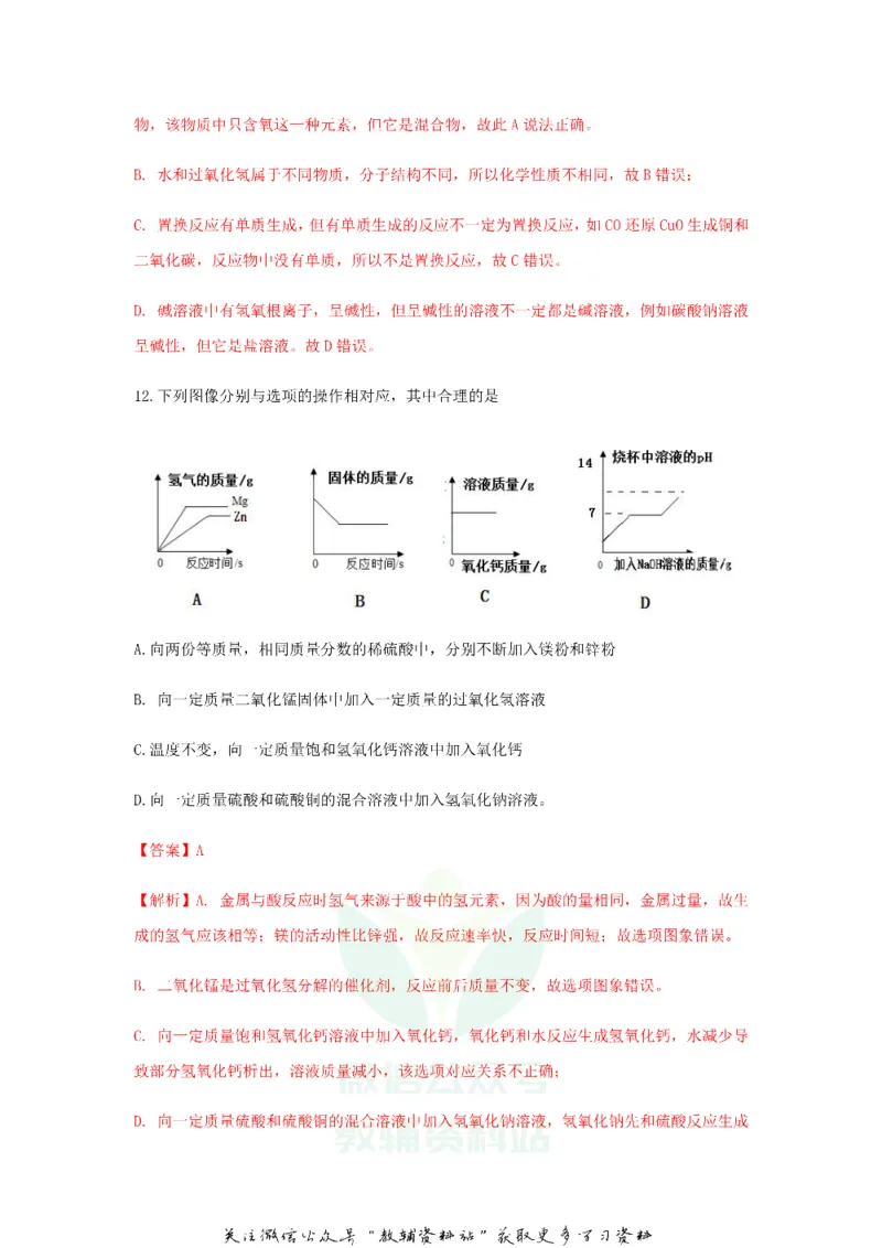 《2020甘肃天水中考化学真题及答案_初高中资料库_初中资料库（转存避免链接过期失效）_初中化学》第8页预览