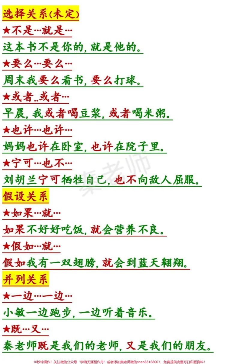《三年级关联词造句词语搭配。#三年级语文#必考考点#月考#学习资料#知识推荐官必考题易错题》第3页预览