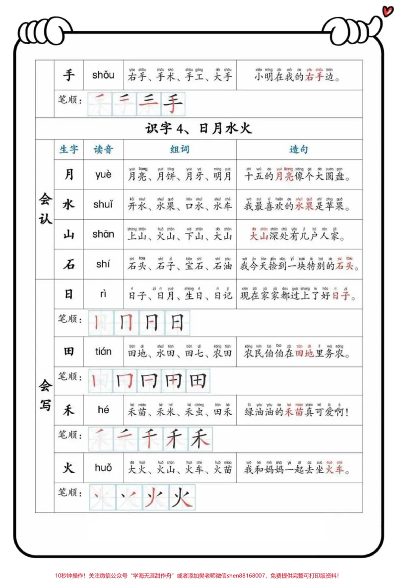 《一年级生字组词造句。#一年级语文#生字组词#造句#必考考点#知识点总结@qunju888.com小助手》第3页预览