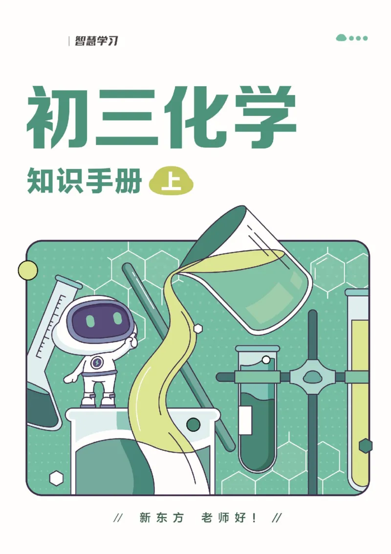 《初三化学知识手册（上）_2026秋初中教辅合集_2027《新东方•知识手册》9上化学》第1页预览