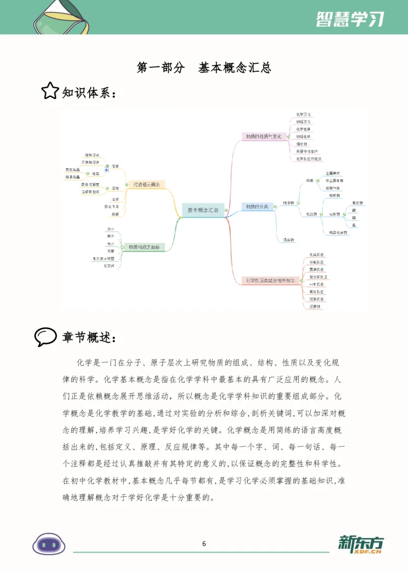 《初三化学知识手册（上）_2026秋初中教辅合集_2027《新东方•知识手册》9上化学》第6页预览