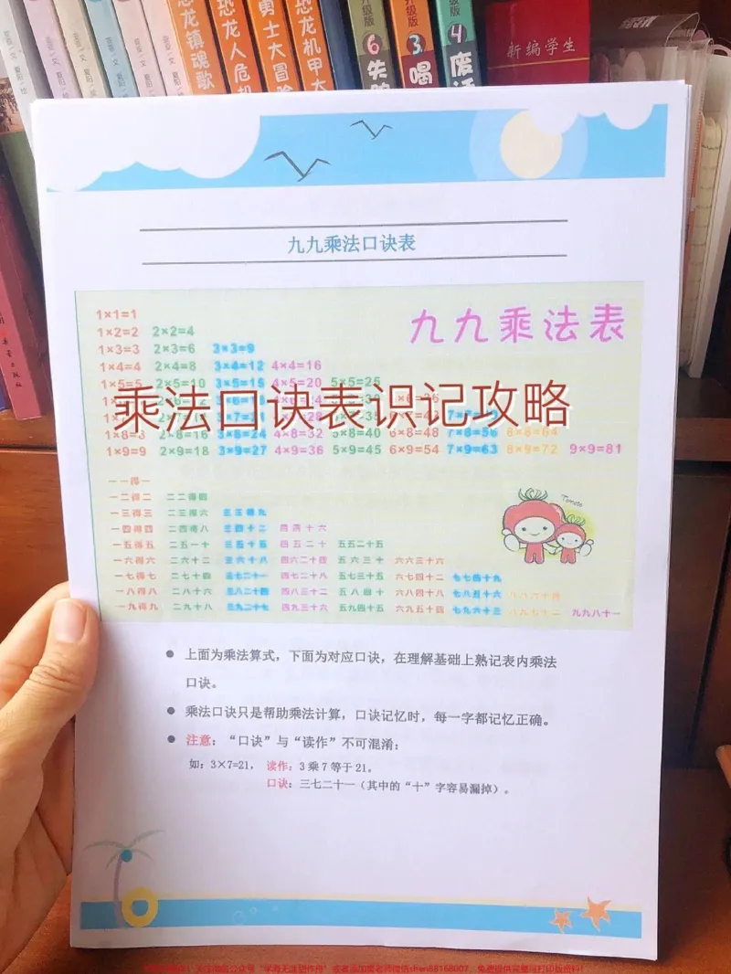 《乘法口诀练习。#暑假#一升二#乘法口诀#乘法口诀表#乘法》第1页预览