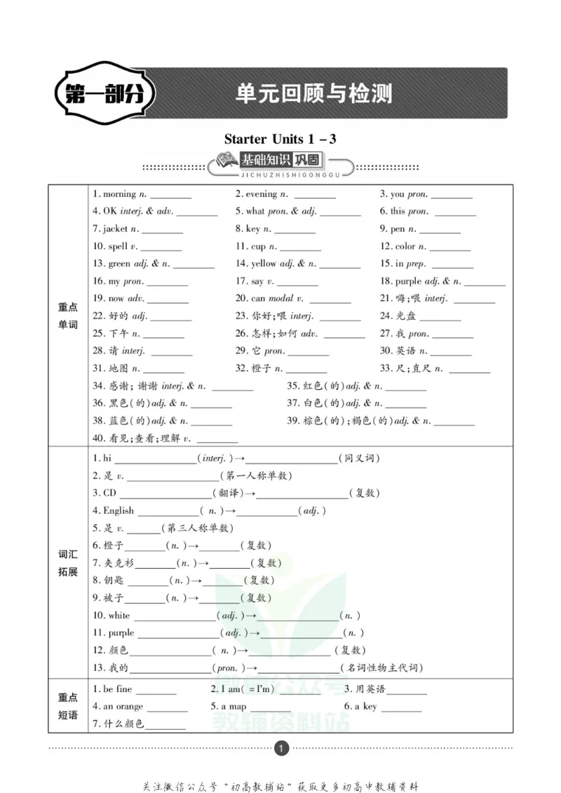 《假期新思维七年级寒假英语人教版_07.小学语文、英语、数学专区_小学寒假教辅汇总_1~8年级假期新思维》第4页预览