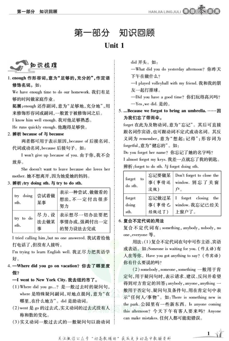 《《寒假零距离》八年级英语人教版_07.小学语文、英语、数学专区_小学寒假教辅汇总_1~8年级寒假零距离》第4页预览