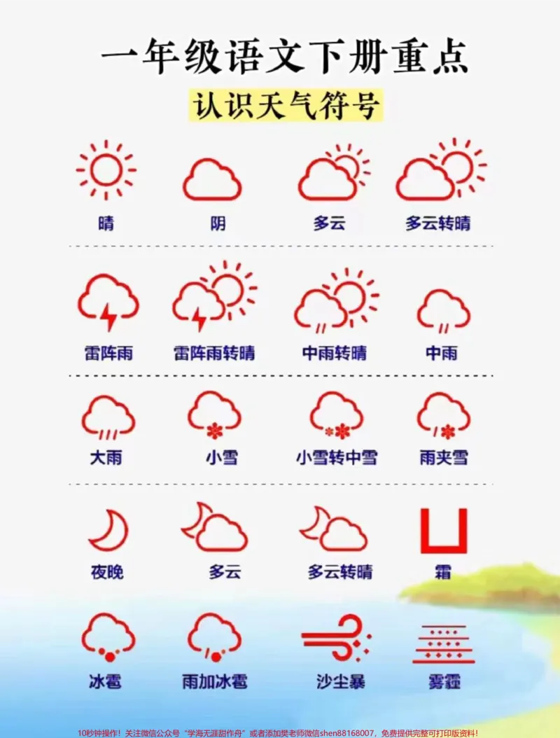 《一年级下册要点总结。一下重点总结#一年级语文#语文#重点#作文素材#一年级语文下册》第2页预览