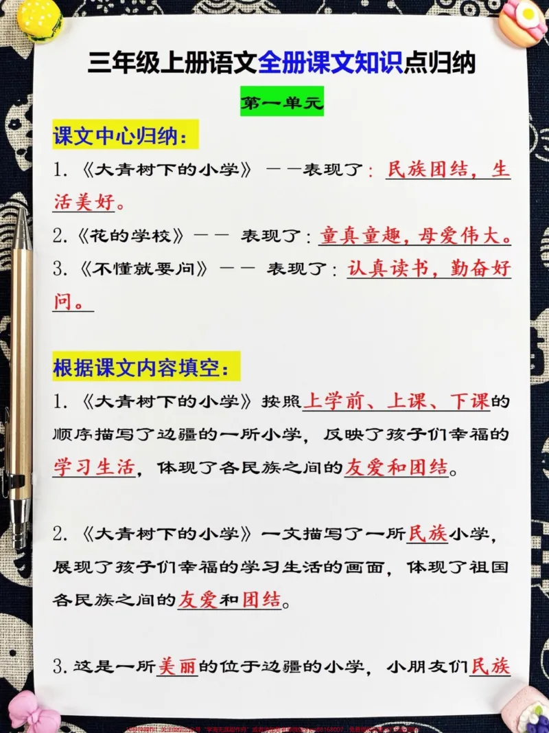 《三年级上册1-8单元的知识点总结梳理来啦。！老师精心整理，三年级上册语文1-8单元预习知识点汇总，是孩子们语文学习的得力助手！今天和大家分享三年级上册语文重点内容，系统的梳理让孩子们更容易记忆背诵。这份资料超级详细，必考知识点一网打尽！#三年级#三年级语文上册#三年级语文重点归纳#知识点总结》第2页预览