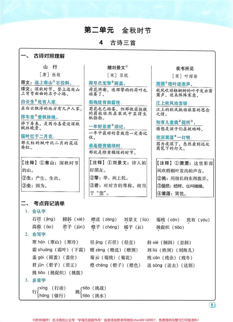 《三年级上册语文课堂笔记重要知识集锦。#三年级语文#月考#必考考点#学习资料#知识推荐官@qunju888.com小助手@qunju888.com创作者中心@qunju888.com热点宝》第3页预览