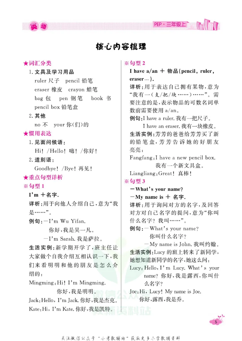 《《寒假开心果》三年级寒假英语人教PEP版_07.小学语文、英语、数学专区_小学寒假教辅汇总_1~6年级寒假开心果·快乐假期》第10页预览