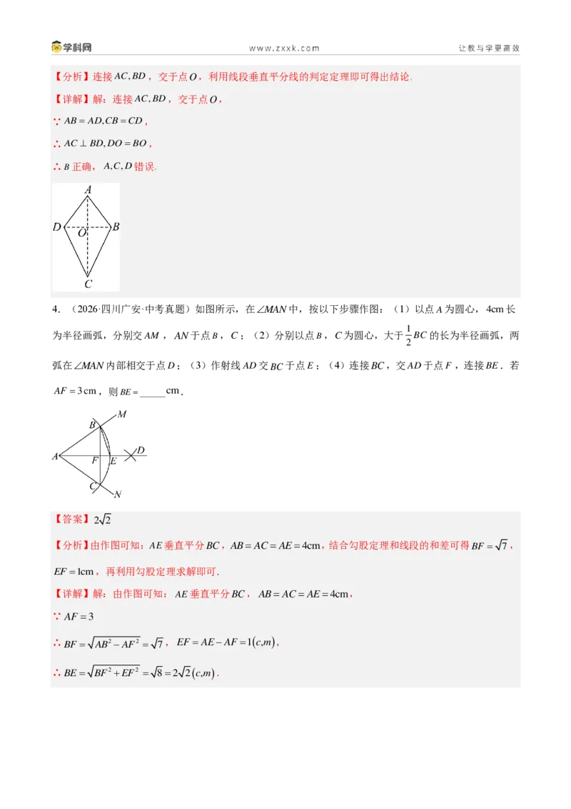 《专题19三角形及全等三角形（4考点30题）（解析版）_2026秋初中教辅合集_2027学科网&_2027好题汇编2026年中考数学真题分类汇编（全国通用）》第10页预览