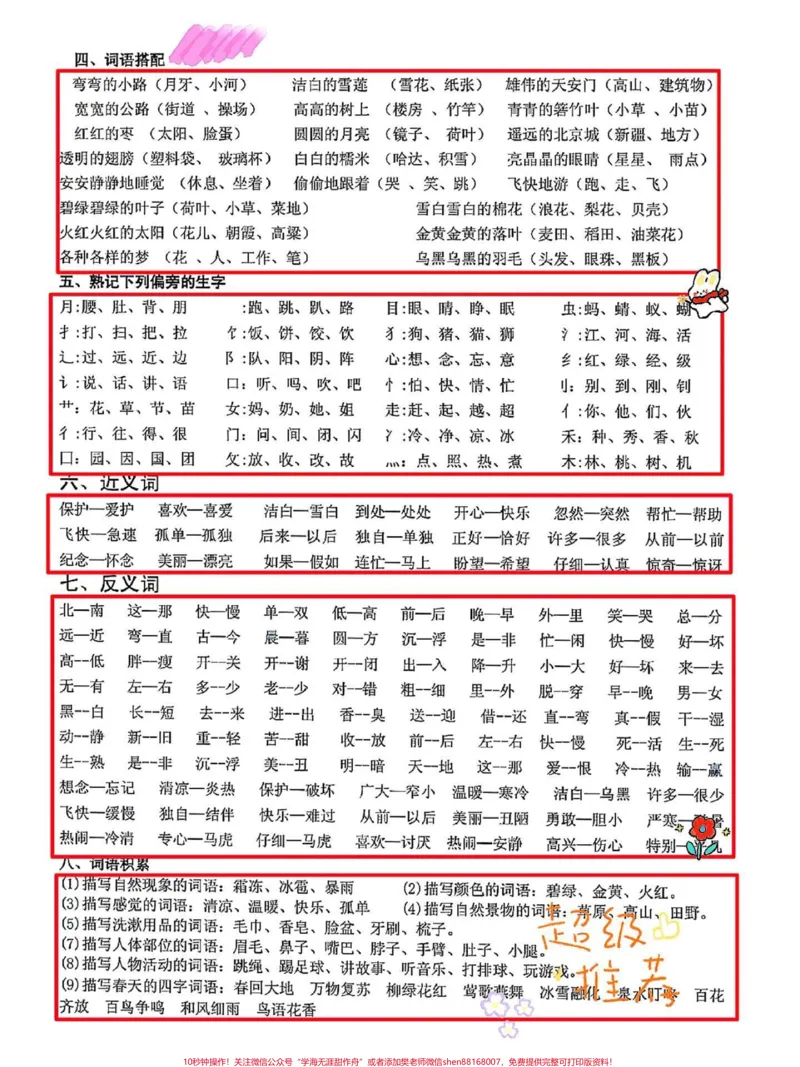 《一年级语文下册期中重点知识。下册全部知识点总结提前预习期中考试一年级语文下册知识点总结#家长收藏#语文数学期中测试卷》第3页预览