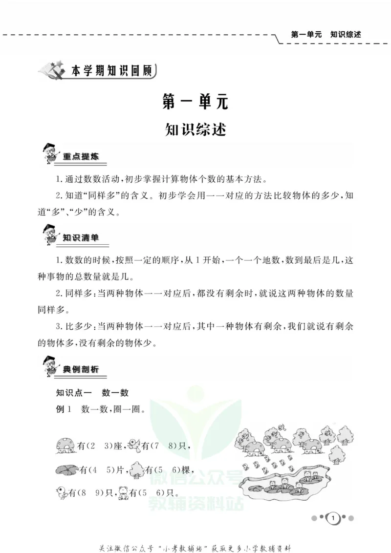 《快乐假期一年级寒假数学人教版_07.小学语文、英语、数学专区_小学寒假教辅汇总_1~8年级快乐假期_1年级》第2页预览