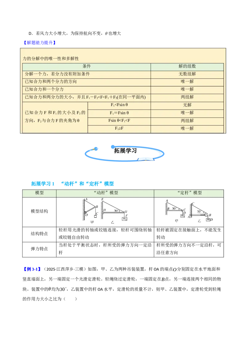 《第08讲力的合成与分解（举一反三讲义）（全国通用）（学生版）_高考一二三轮复习_物理_2026年-物理高考专项复习_2026年高考物理举一反三系列（新高考通用）-G249_资料_2026版》第7页预览