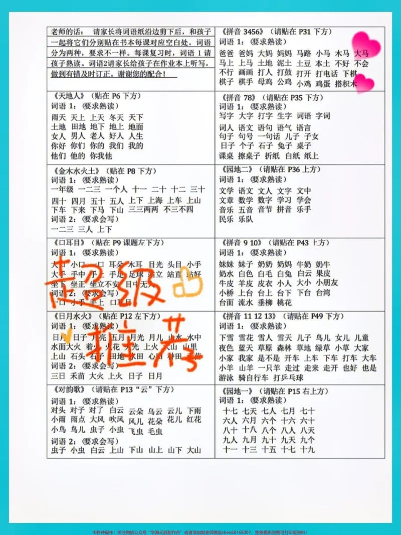 《一年级语文上册基础知识拼音字母拼读试卷。一年级语文上册基础知识#一年级语文#生字词#生字#拼音#识字》第3页预览