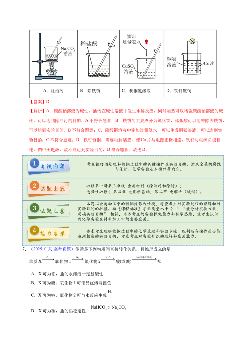 《2025年高考化学真题完全解读（广东卷）_高考一二三轮复习_化学_2026年-化学高考专项复习_2025年高考化学真题完全解读-G338》第9页预览