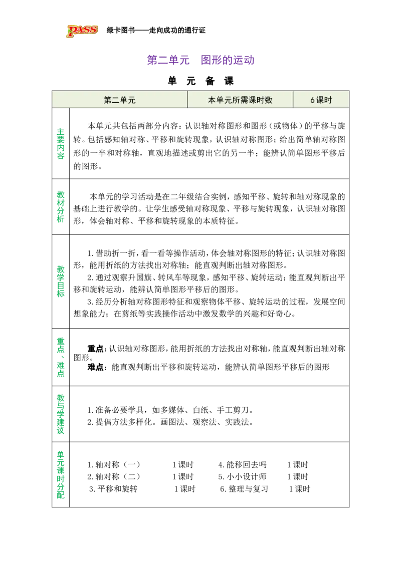 《单元备课_26春小学语数英道科各版本《课件+教案》_26春各版本数学《课件+教案》1-6年级下册_26春北师大版数学1-6年级下册教案课件PPT_26春绿卡学霸-3数-北师版-授课教案(新教材)_727》第1页预览