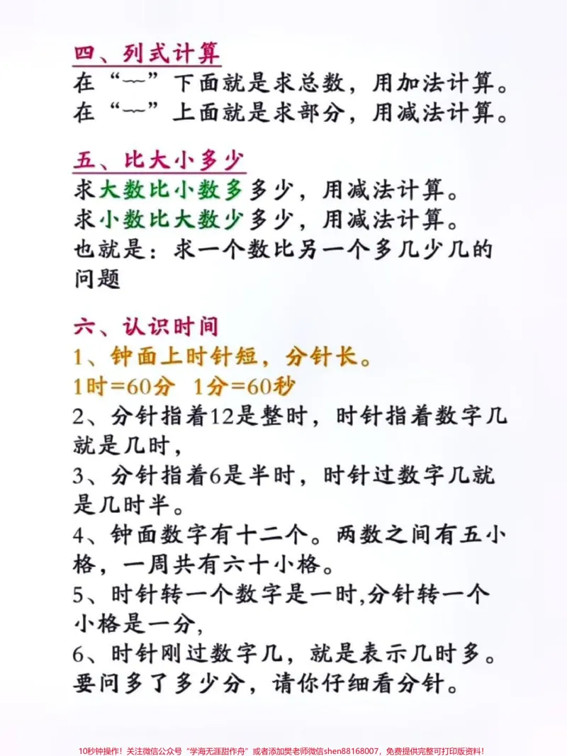 《一年级数学必背公式定义。#期末复习#知识点总结#小学数学#高考#一年级数学下册@qunju888.com小助手@qunju888.com创作者中心@qunju888.com热点宝@qunju888.com来客官方助推官》第2页预览