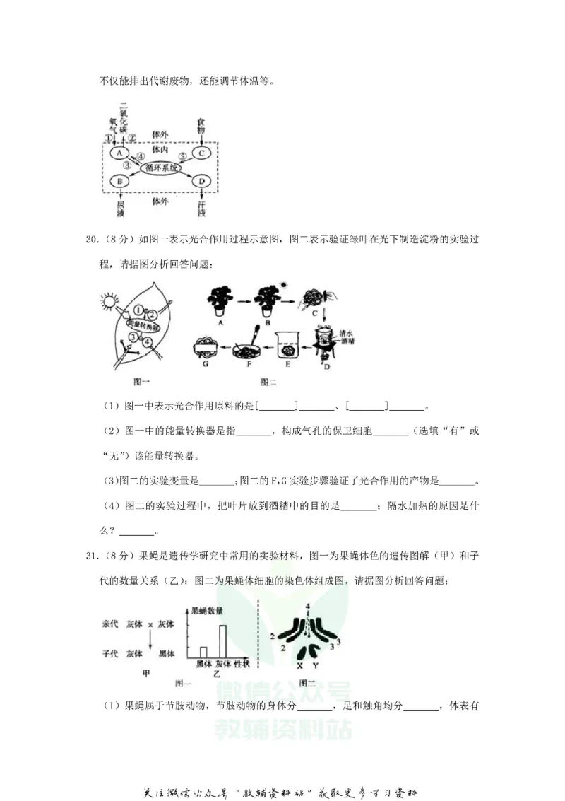 《2020山东省济南市中考生物真题及答案_初高中资料库_初中资料库（转存避免链接过期失效）_初中生物》第10页预览