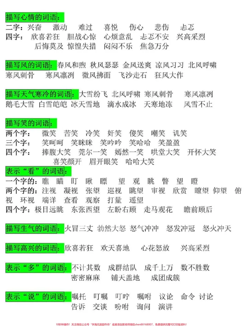 《三年级下册语文寒假预习。这份三年级下册语文词语积累,寒假打印一份给孩子背一背#三年级#家长收藏孩子受益#三年级语文重点归纳#寒假来了#三年级语文》第1页预览