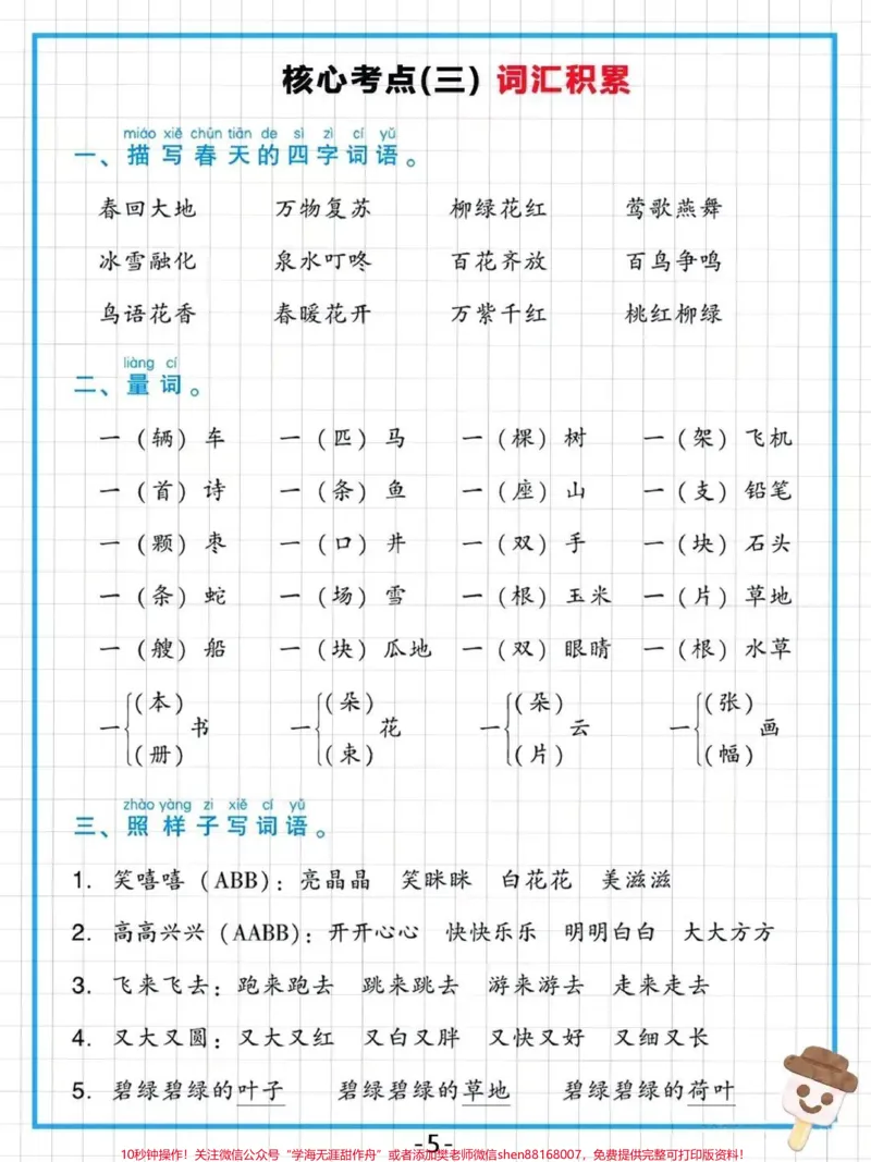《一年级语文老师:期末考点汇总来了本册知识点归纳为“汉语拼音、汉字识记、词汇积累、日积月累、课文知识”5个板块。清晰明了,方便孩子识记掌握。#期末检测卷#小学语文必考知识点盘点#一年级重点知识归纳#关注我持续更新小学知识#学习资料分享》第3页预览