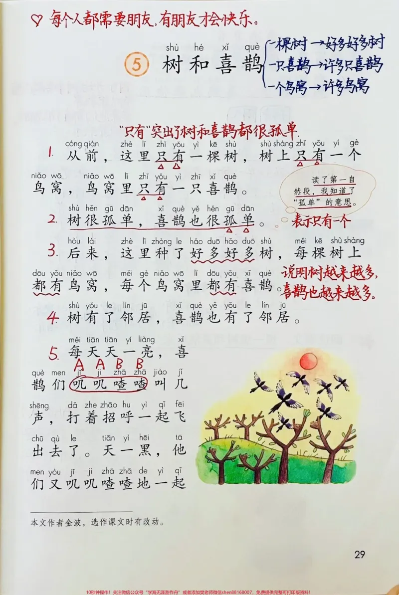 《一年级下册语文第三单元课堂笔记。#知识分享#一年级#家长收藏孩子受益#一年级语文下册#课堂笔记》第4页预览