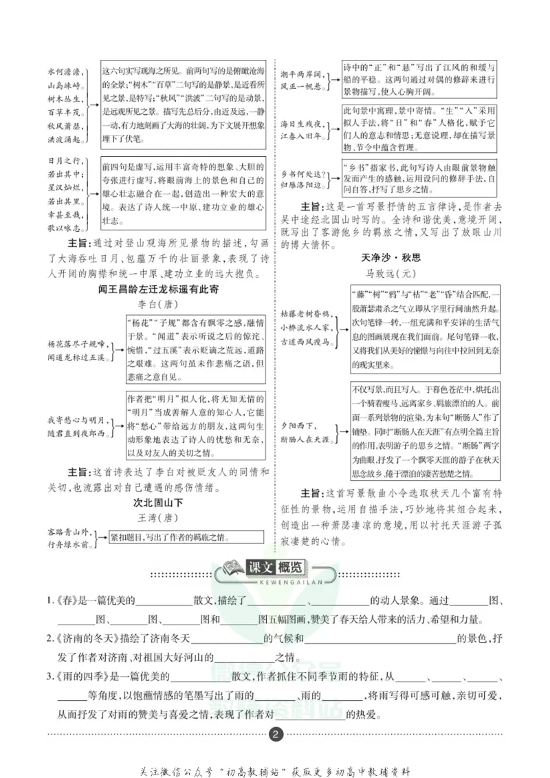 《假期新思维七年级寒假语文人教版_07.小学语文、英语、数学专区_小学寒假教辅汇总_1~8年级假期新思维》第5页预览