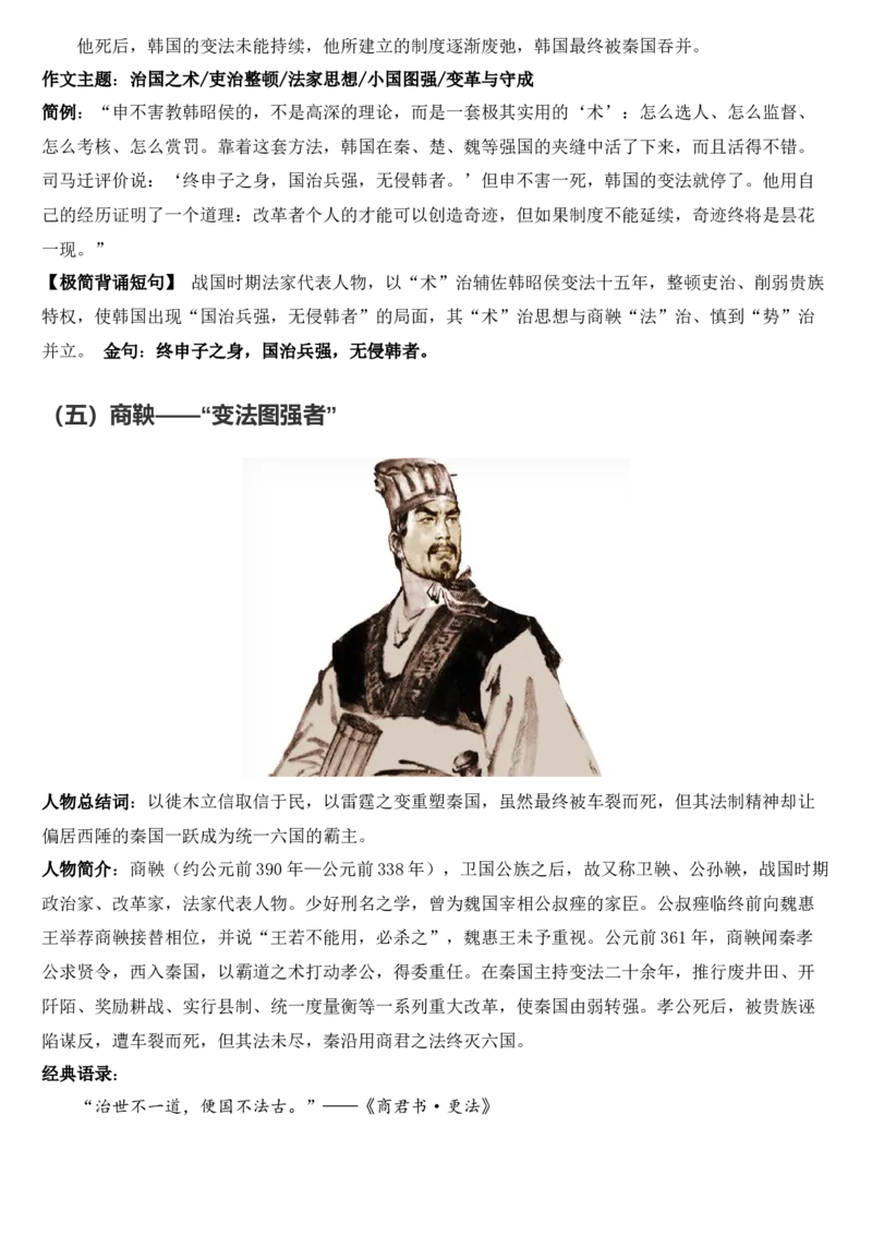 《2026届高考最新作文素材：中国古代历史人物—政治家_高考一二三轮复习_语文_2027年高考语文专项复习_102027届高考最新作文素材分析记背》第7页预览