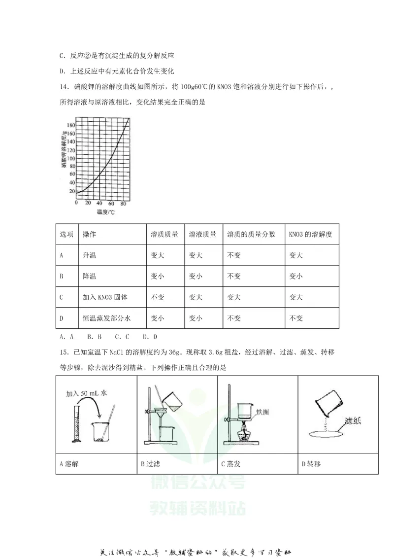 《2020广东省广州市中考化学试题及答案_初高中资料库_初中资料库（转存避免链接过期失效）_初中化学》第4页预览