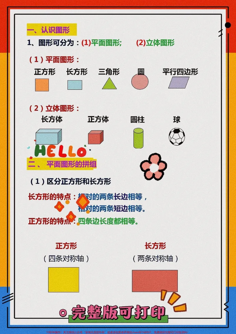 《一年级下册数学全册知识点梳理汇总#小学数学#数学思维#教育#学习#家长收藏孩子受益》第1页预览