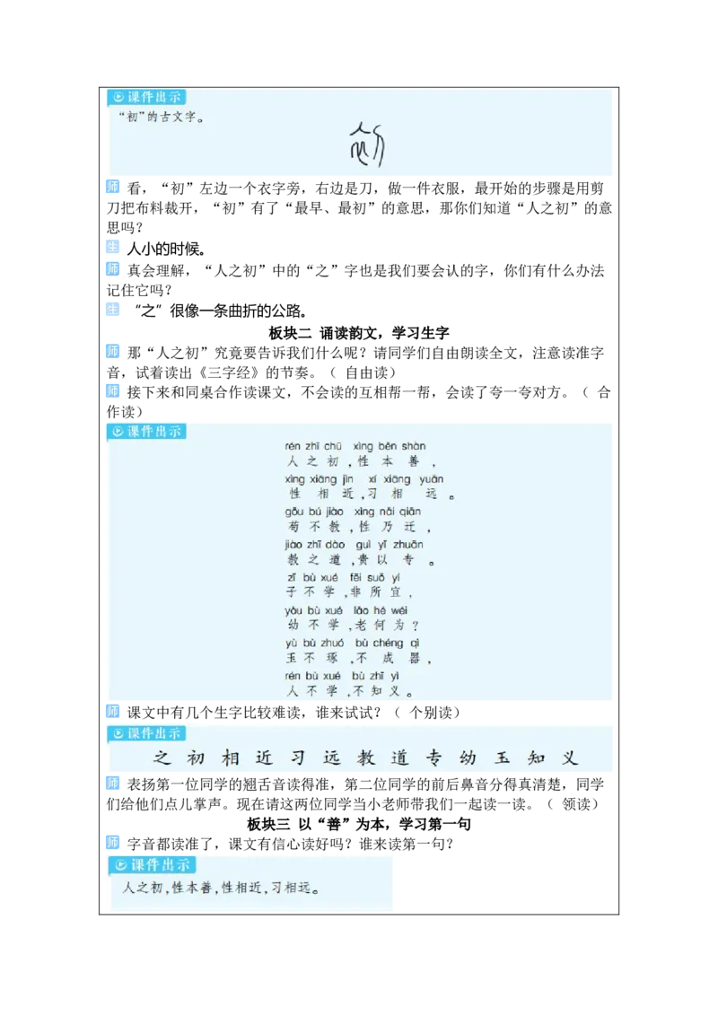 《8人之初_26春小学语数英道科各版本《课件+教案》_26春1-6年级下册语文教案课件_语文《状元大课堂课件+教案》26春_1年级语文《状元大课堂课件+教案》26春_1语下教案_2.1语下教案》第2页预览