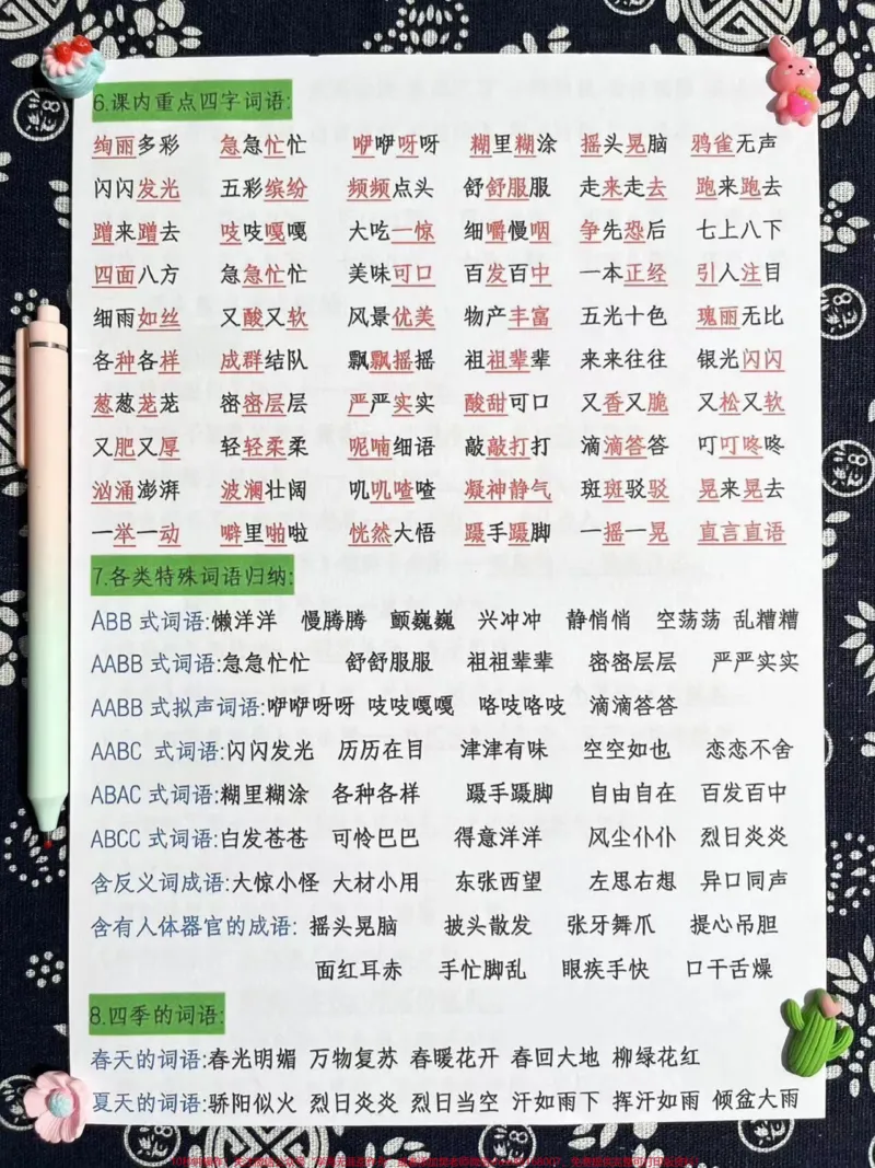 《三年级上册语文重要高频知识点汇总,老师精。心整理,家长给孩子打印出来学习吧!#三年级上册#三年级语文#知识点汇总》第3页预览