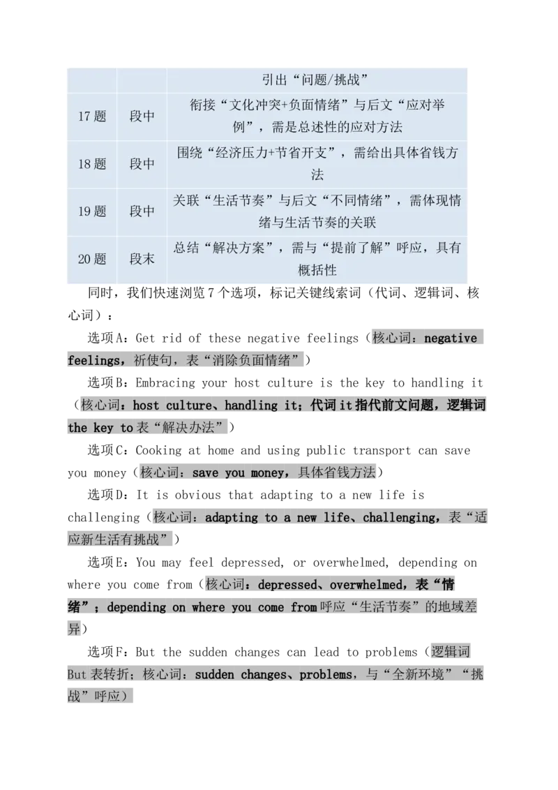 《七选五高效解题策略真题实操：用“四步法”+“先易后难”_高考一二三轮复习_英语_2026年-英语高考专项复习_432026年英语高考精讲近五年高考英语七选五及考情分析》第3页预览