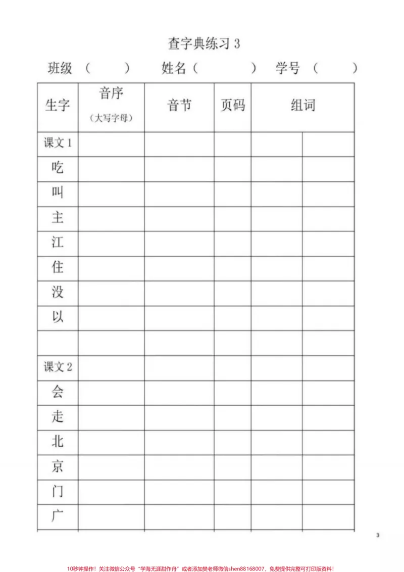 《一年级小朋友必须掌握的查字典练习。下册课本用了三个单元的语文园地来铺垫、学习、巩固，足以证明这一块儿知识是重点，也是难点，必须要熟练掌握！音序查字要记牢，先把大写字母找；字母下面找音节，看看它在第几页。#一年级#一年级语文#音序查字法#一年级重点知识归纳#查字典》第3页预览