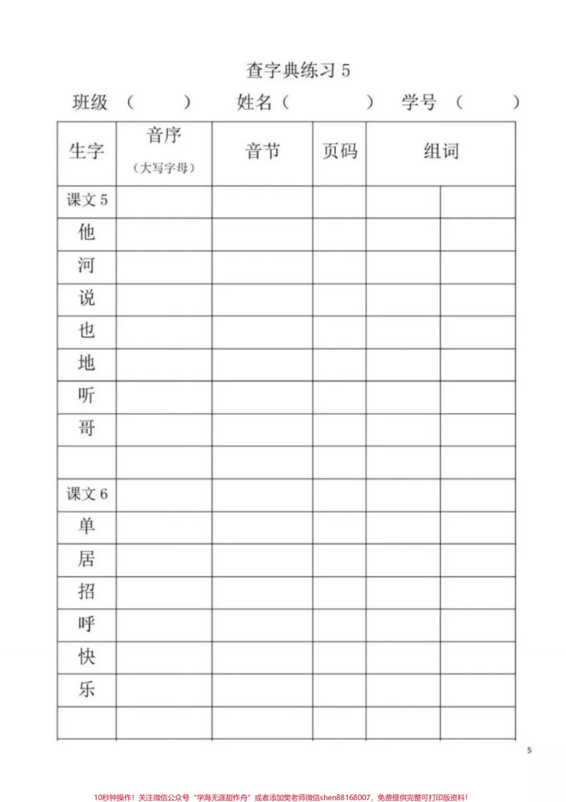 《一年级小朋友必须掌握的查字典练习。下册课本用了三个单元的语文园地来铺垫、学习、巩固，足以证明这一块儿知识是重点，也是难点，必须要熟练掌握！音序查字要记牢，先把大写字母找；字母下面找音节，看看它在第几页。#一年级#一年级语文#音序查字法#一年级重点知识归纳#查字典》第5页预览