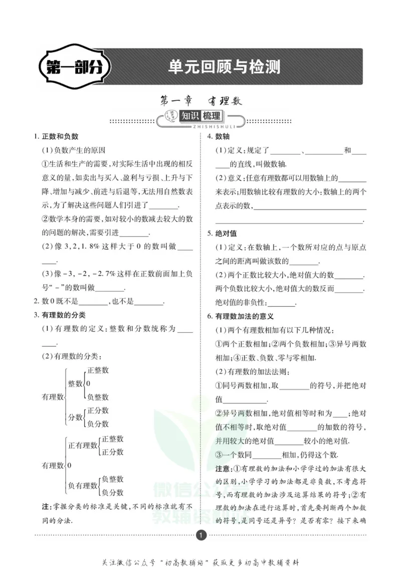 《假期新思维七年级寒假数学人教版_07.小学语文、英语、数学专区_小学寒假教辅汇总_1~8年级假期新思维》第4页预览