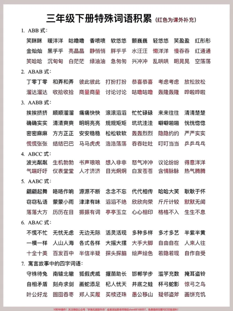 《#关注我持续更新小学知识#小学语文知识点#必考考点#知识点总结#三年级语文下册@qunju888.com热点@qunju888.com小助手》第1页预览